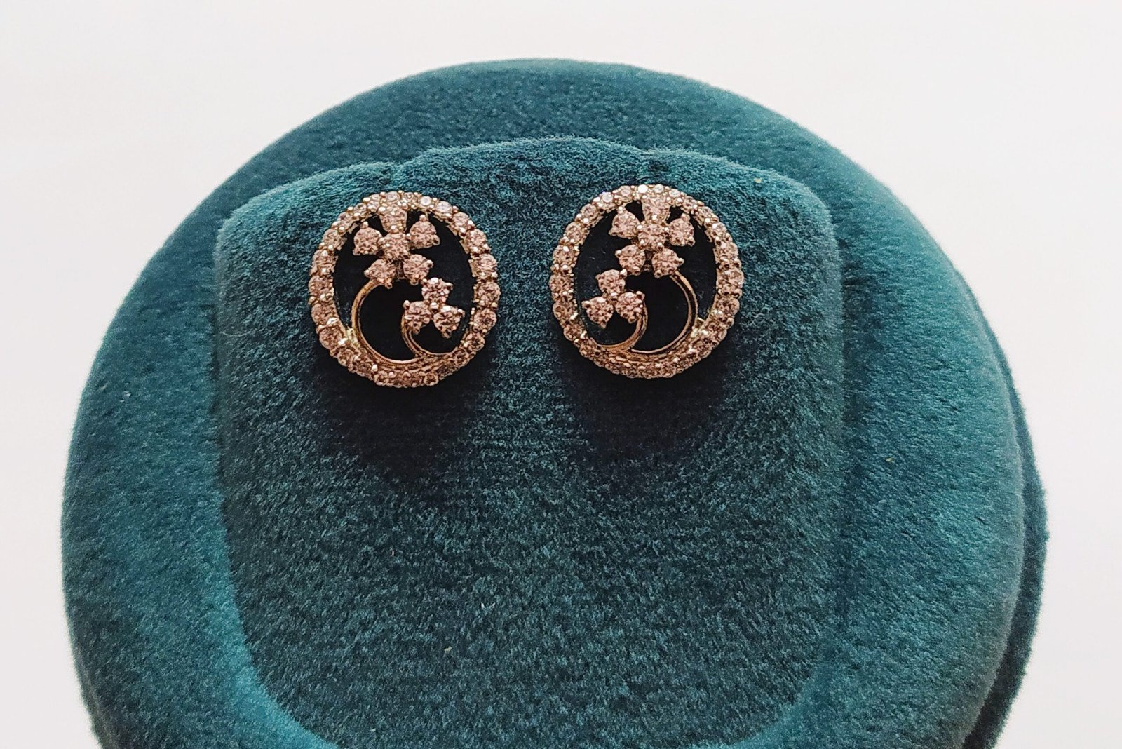 Eternal Bloom Floral Silver Earrings - Image 3