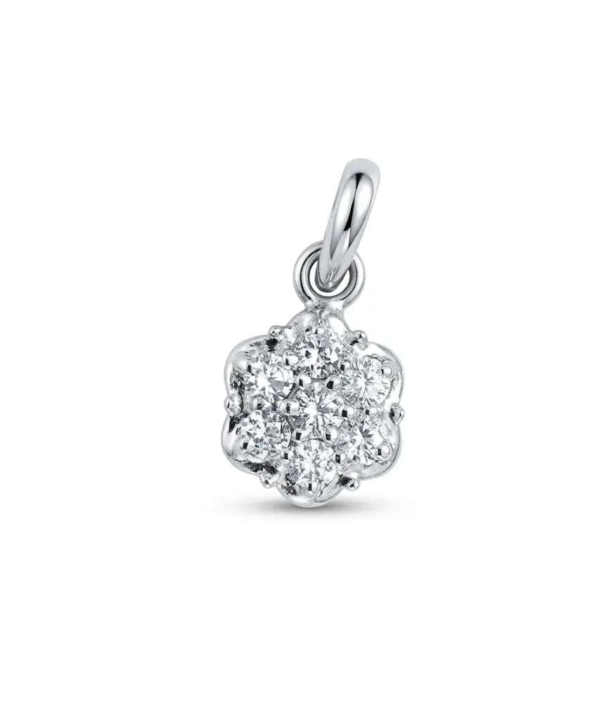 Geometric Classic Silver Pendant