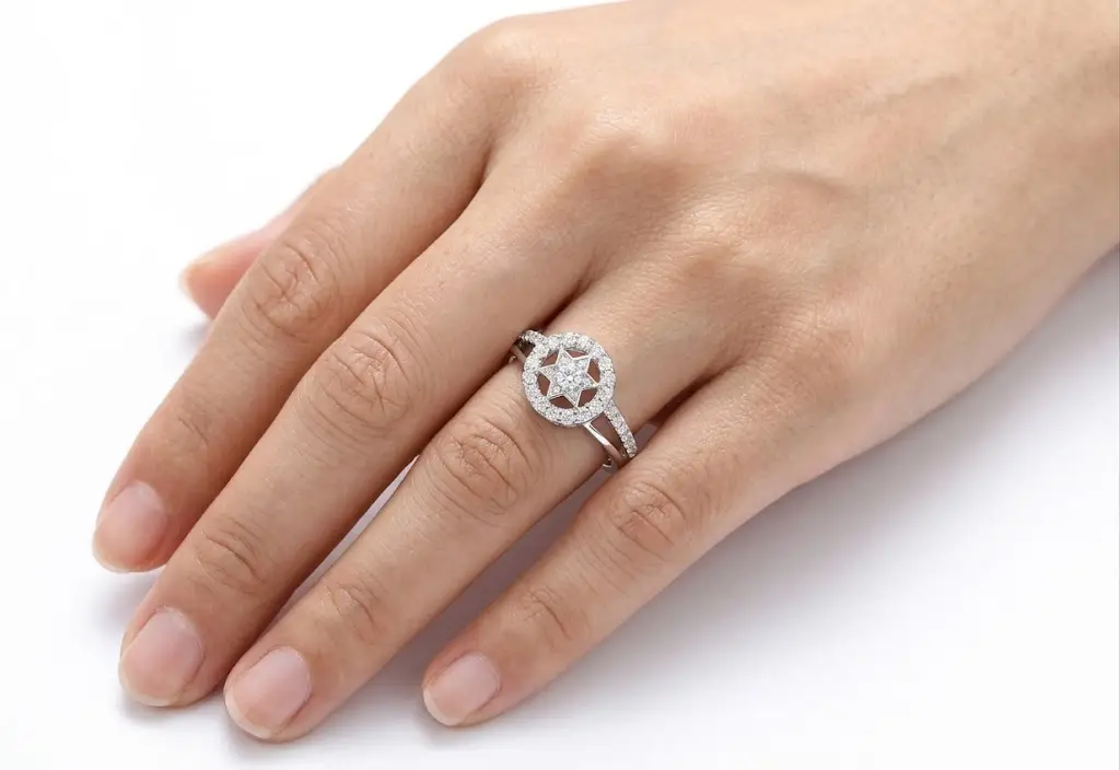 Celestial Star Silver Ring Band - Image 3